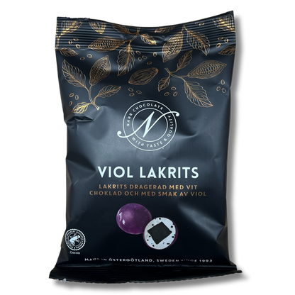 Narr Veilchenlakritz weiße Schokolade