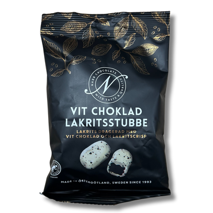Narr Lakritsstubbe weiße Schokolade