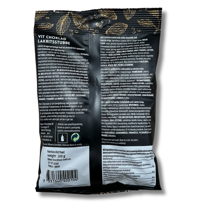 Narr Lakritsstubbe weiße Schokolade