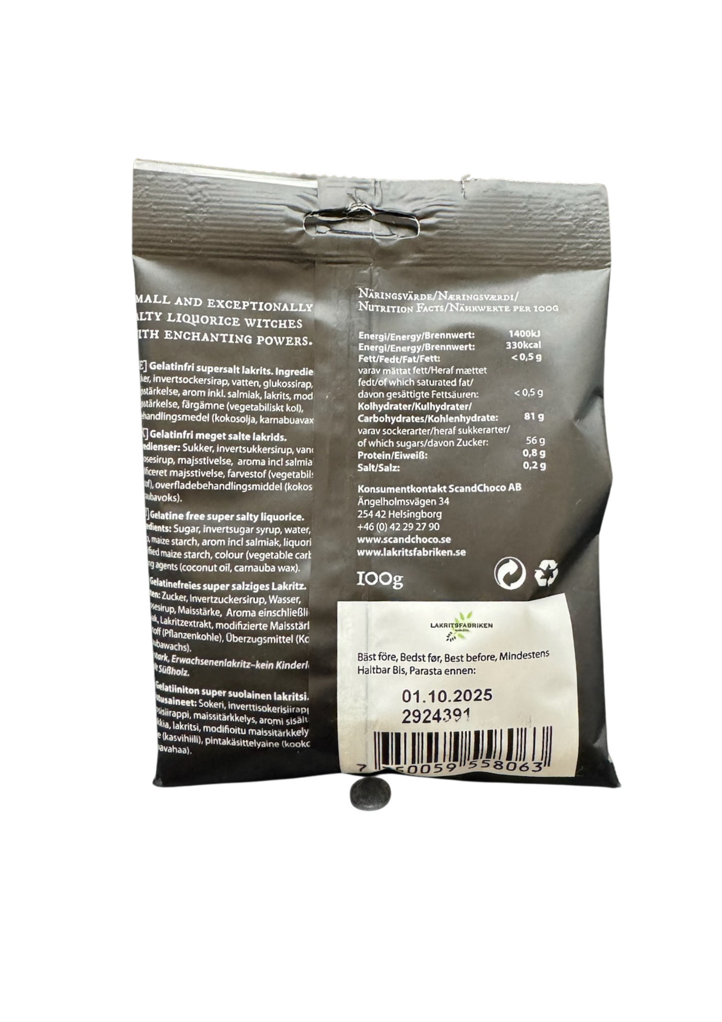 Lakritsfabriken Salta Häxor Wicked