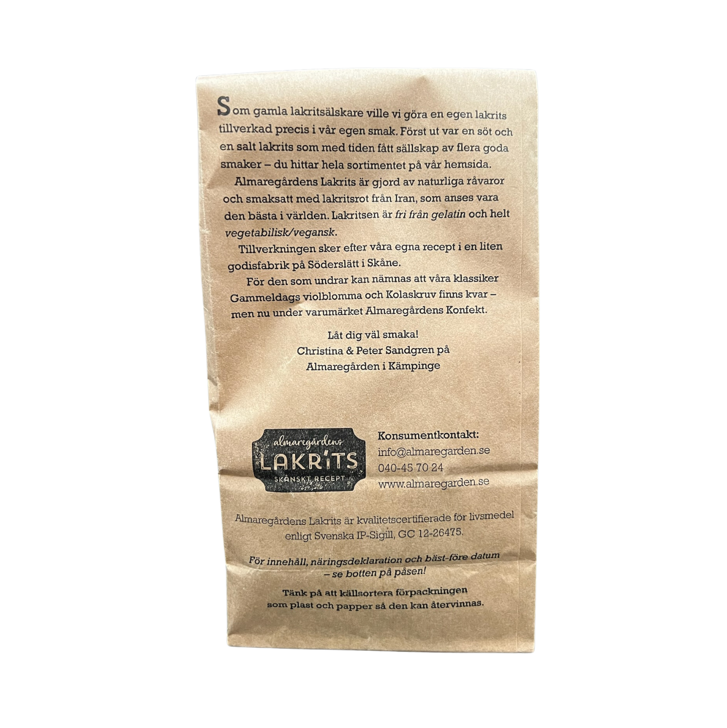 Almaregårdens Lakritz salzig